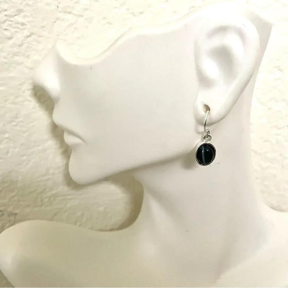 Sonoma Jean company silver tone necklace and earring set